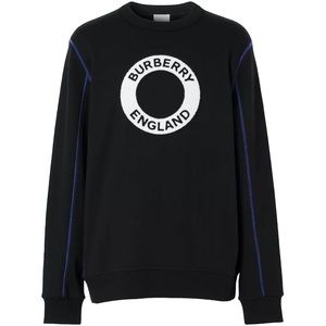 Burberry Logo Graphic Cotton Sweatshirt Size Medium